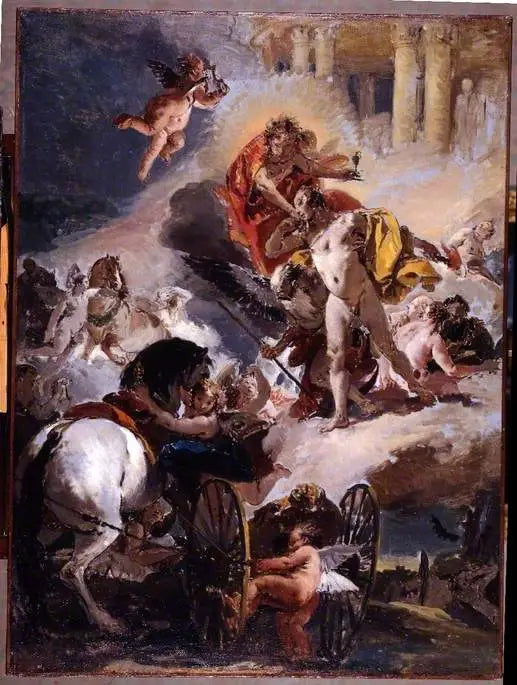 Phaéton a Apollón - Giovanni Battista Tiepolo