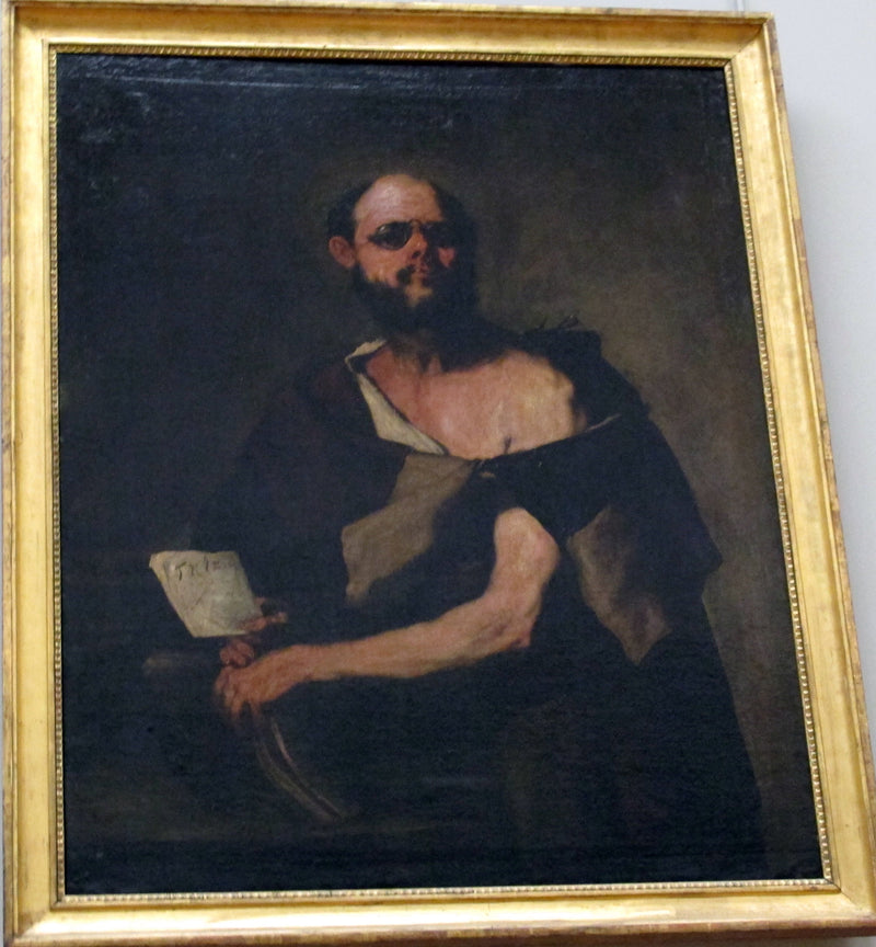 Filozof s brýlemi - Luca Giordano