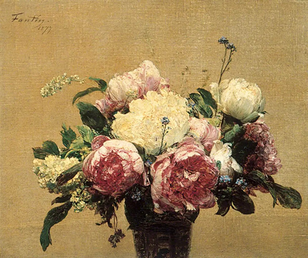 Pivoines - Henri Fantin-Latour - Alpha Reproduction