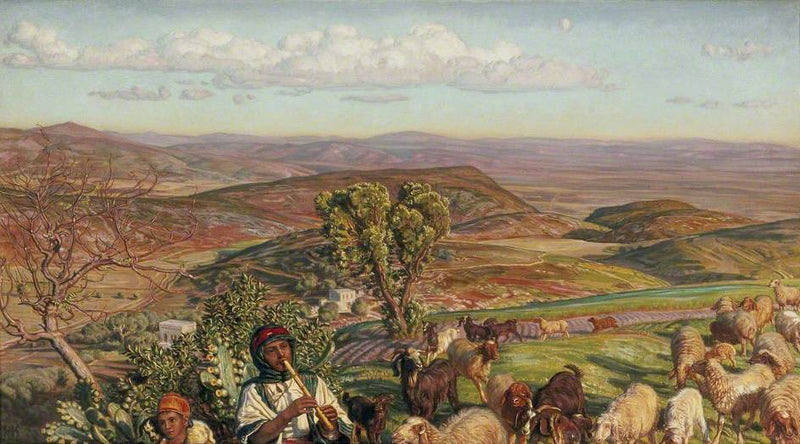 Pláň Esdraelon z výšek nad Nazaretem - William Holman Hunt