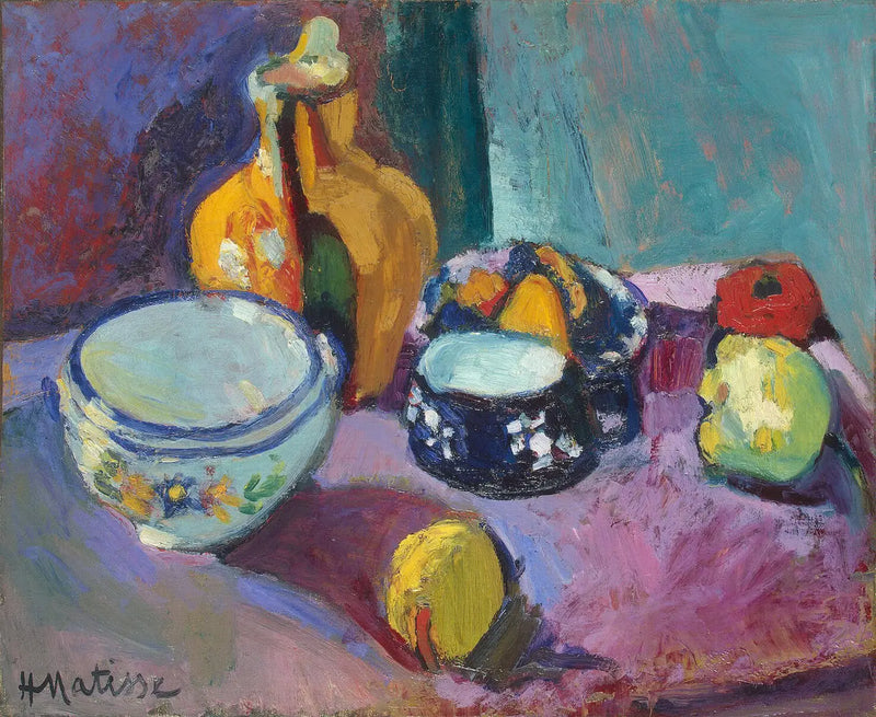Talíře a ovoce - Henri Matisse