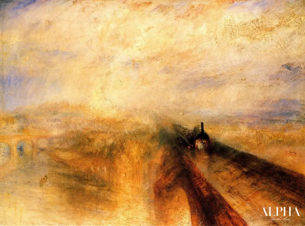 Pluie vapeur et vitesse - William Turner - Reproductions de tableaux et peintures haut de gamme