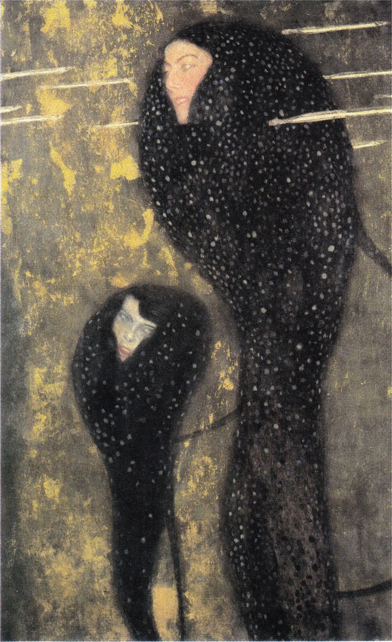 Stříbrné ryby (Nixen, Sirény) - Gustav Klimt