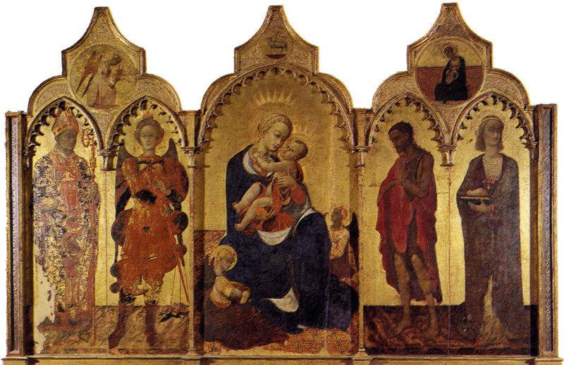 Polyptyk San Domenico de Cortone - Stefano di Giovanni (Sassetta)