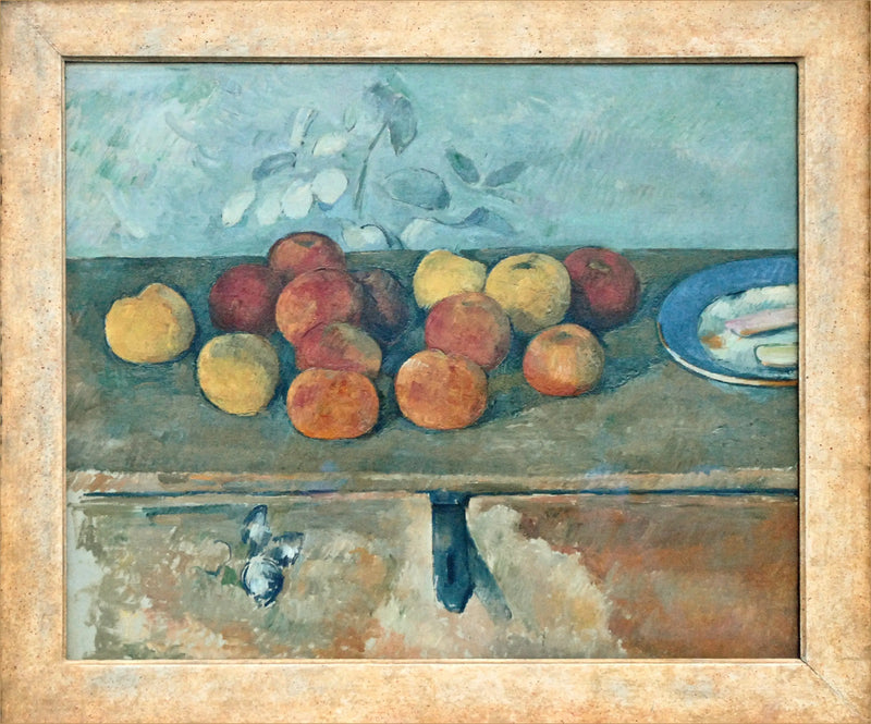 Jablka a sušenky - Paul Cézanne