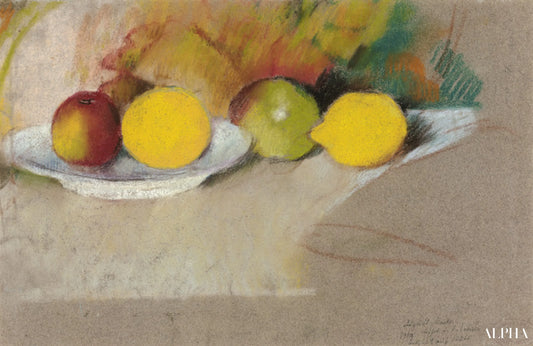 Pommes et citrons - August Macke - Reproductions de tableaux et peintures haut de gamme