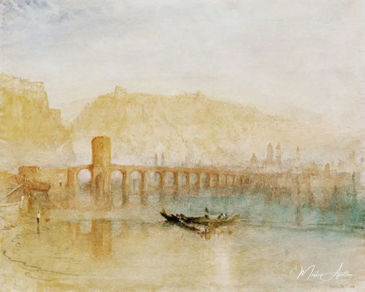 Pont de la Moselle - William Turner - Reproductions de tableaux et peintures haut de gamme