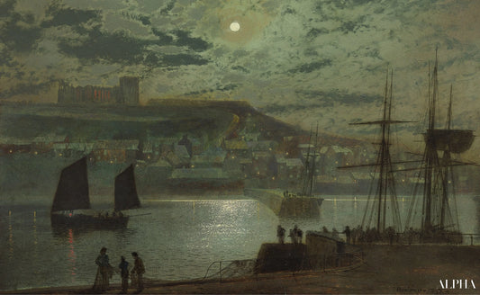 Port de Whitby - John atkinson grimshaw - Reproductions de tableaux et peintures haut de gamme