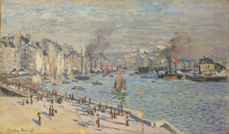 Přístav v Le Havru - Claude Monet