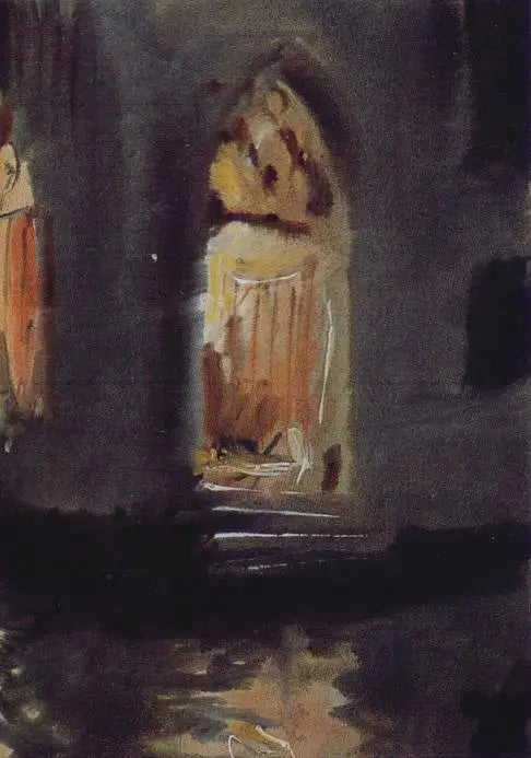 Vstupní dveře paláce Barbaro - Anders Zorn