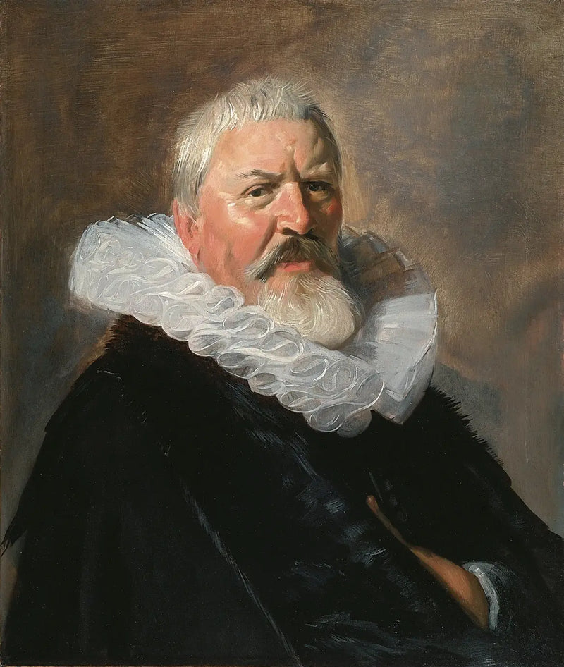 Čtvercový portrét Pietera Jacobsze Olycana - Frans Hals