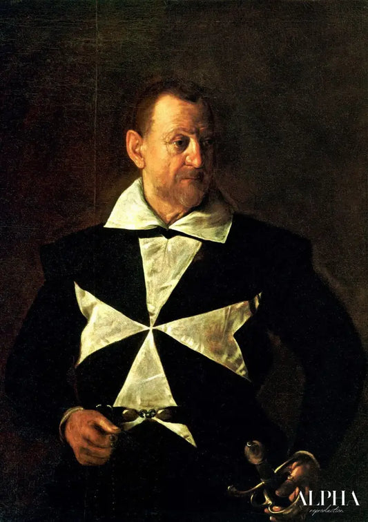 Portrait d'Alof de Wignacourts - Caravage - Reproductions de tableaux et peintures haut de gamme