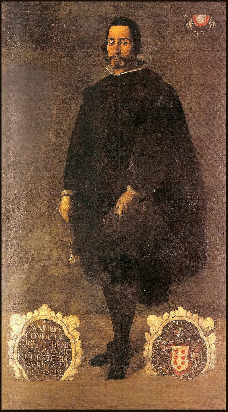 Portrét Andrés Condé de Ribera - Francisco de Zurbarán