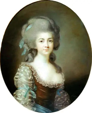 Portrét Antoinette Saint-Huberty (1756-1812), francouzská herečka. - Élisabeth Vigée Le Brun