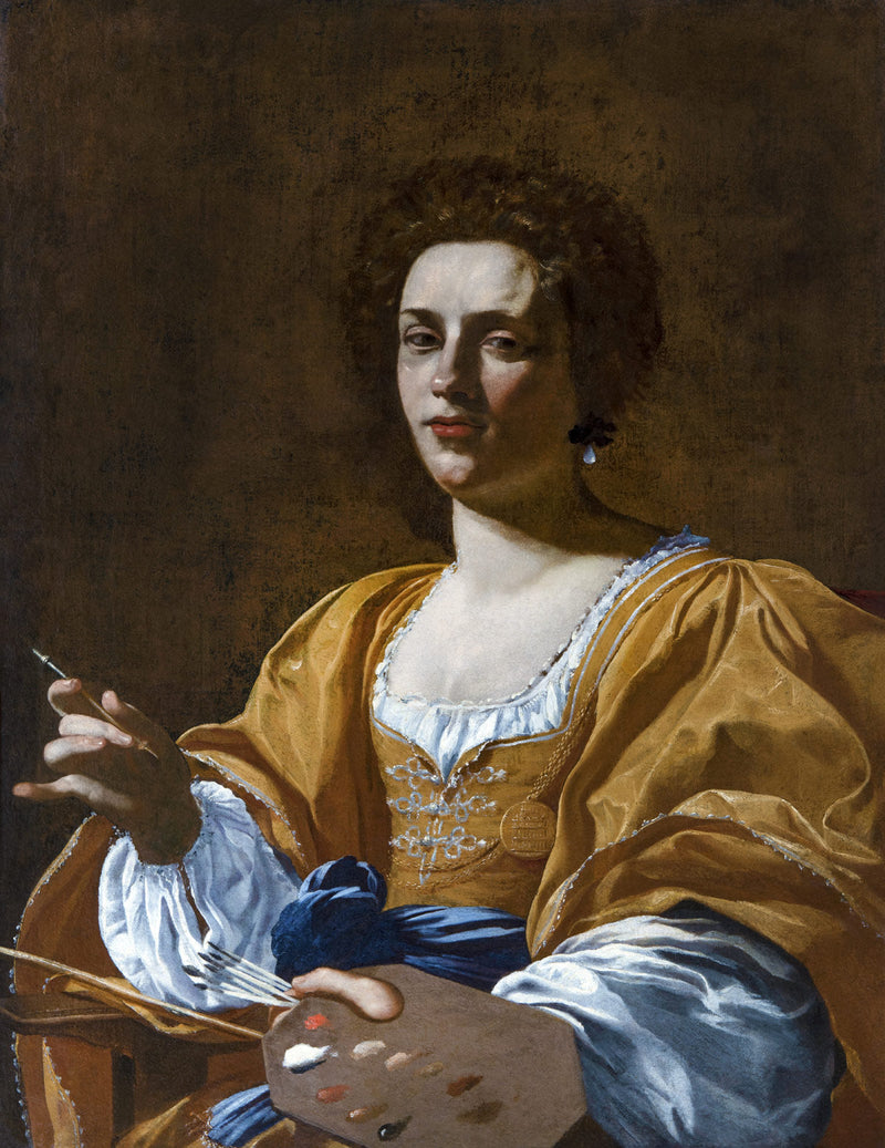 Portrét Artemisie Gentileschi - Simon Vouet