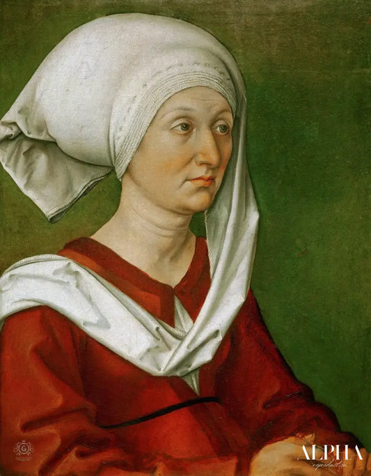 Portrait de Barbara Dürer - Albrecht Dürer - Reproductions de tableaux et peintures haut de gamme