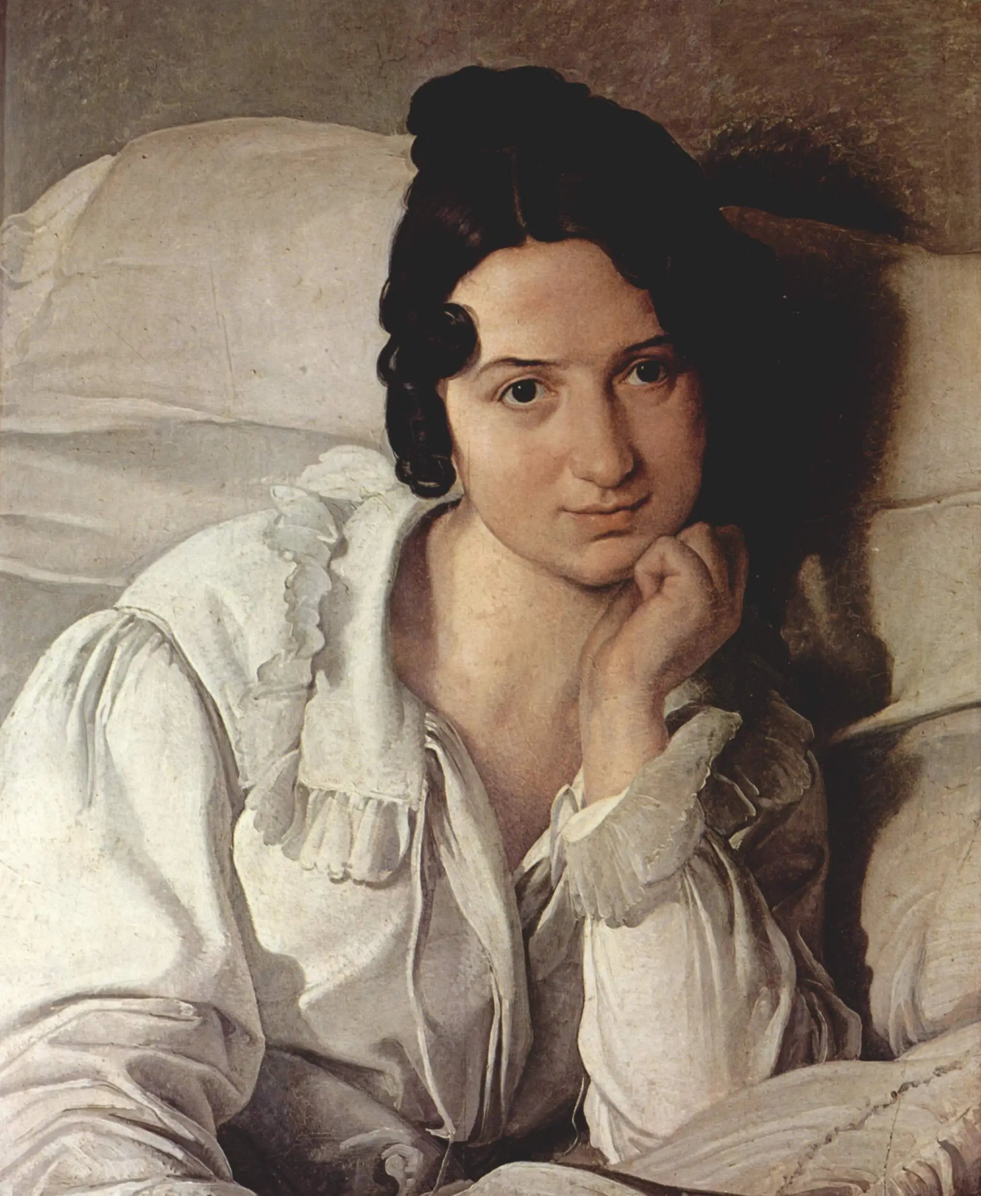 Portrait de Carolina Zucchi - Francesco Hayez - Alpha Reproduction