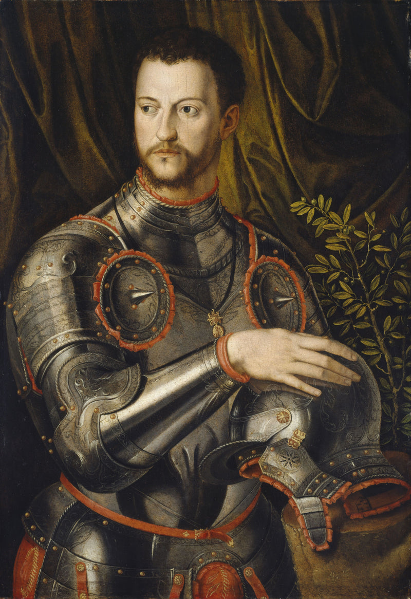 Portrét Cosima I. de Médicis, velkovévody toskánského - Bronzino