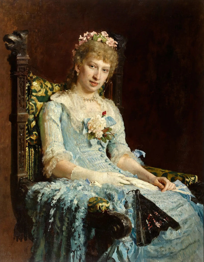 Portrét ženy - Ilya Repin