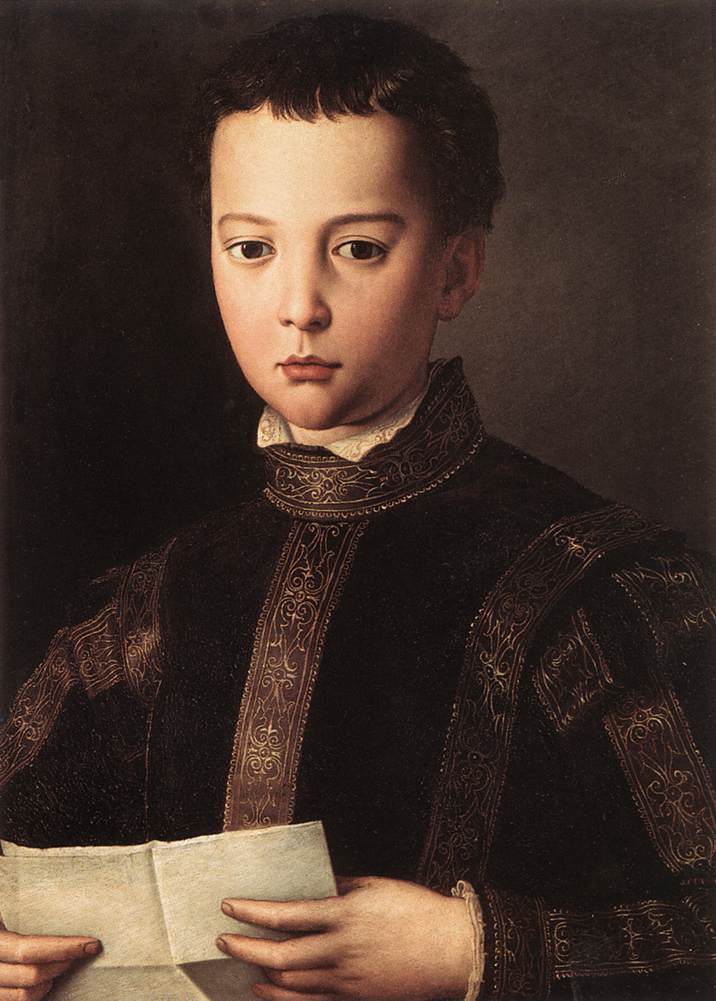 Portrét Františka I. Médicis dítěte - Bronzino