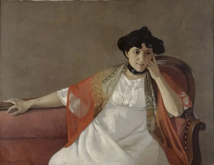 Portrét Gabrielle Vallotton - Félix Vallotton