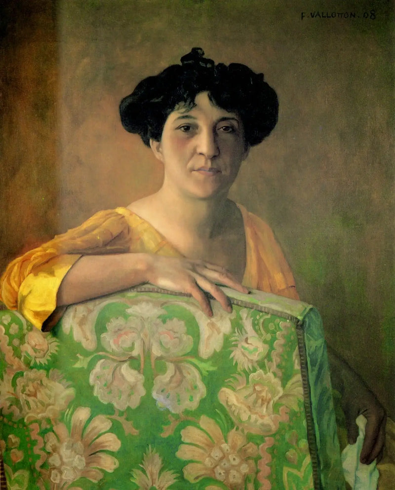 Portrét Gabrielle Vallotton - Félix Vallotton