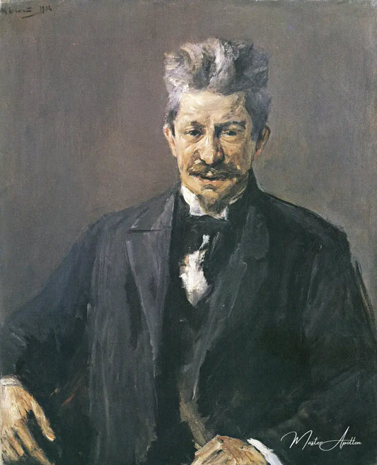 Portrait de Georg Brandes - Max Liebermann - Reproductions de tableaux et peintures haut de gamme