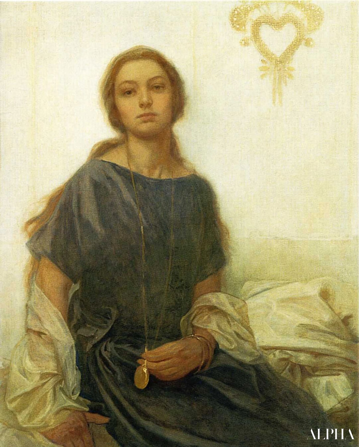 Portrait de jaroslava - Mucha - Reproductions de tableaux et peintures haut de gamme