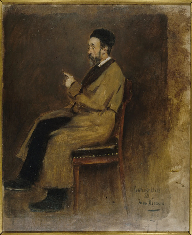 Portrét Jeana-Jacquesa Weisse (1827-1891), redaktor v 