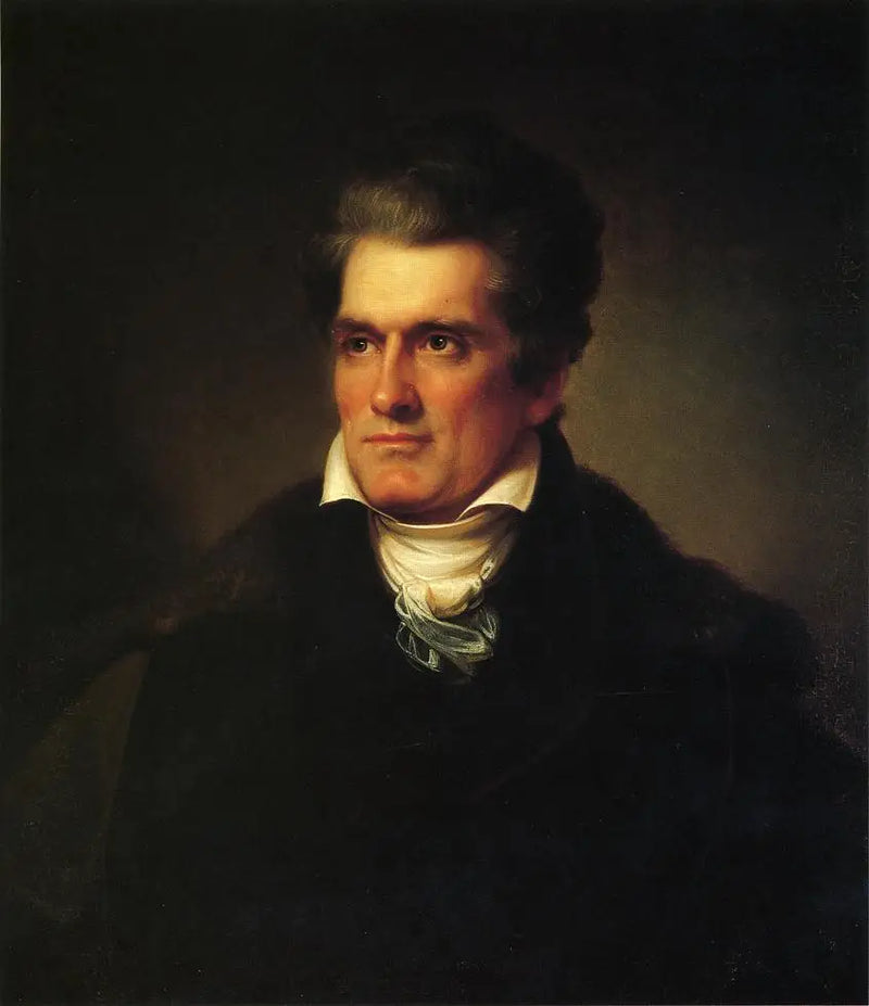Portrét Johna C. Calhouna (1782-1850) - Rembrandt Peale