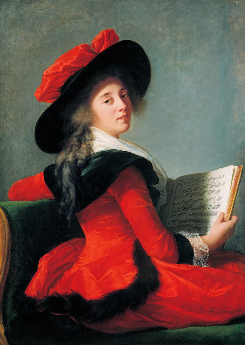 Portrét baronky de Crussol - Élisabeth Vigée Le Brun