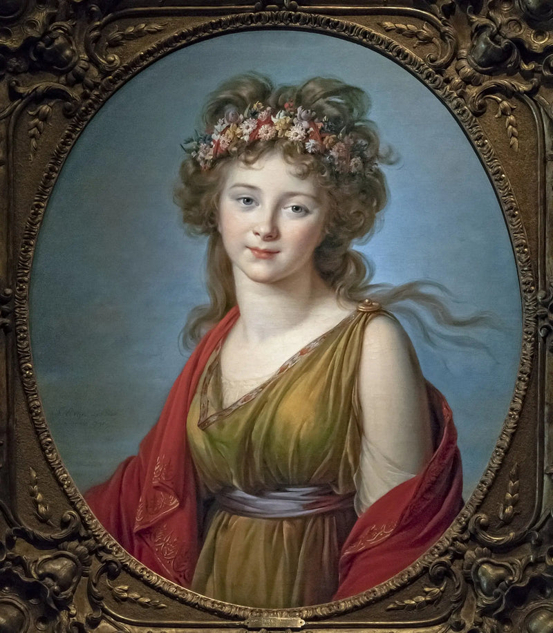 Portrét hraběnky Kagenek jako Flóra - Élisabeth Vigée Le Brun