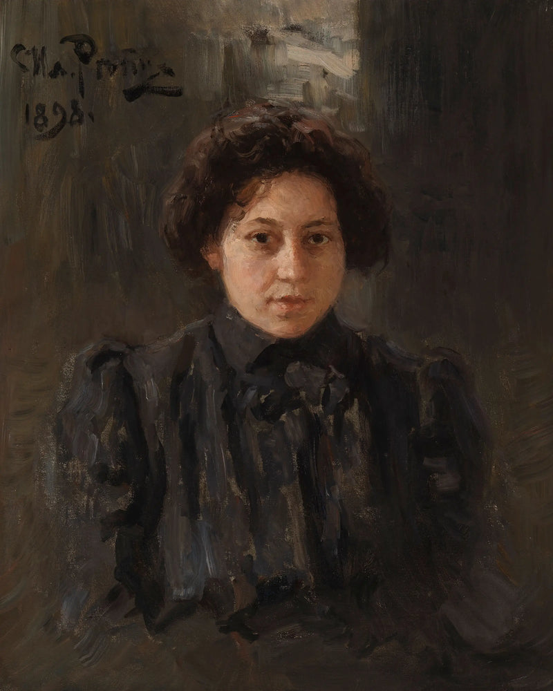 Portrét dcery umělce Nadezhda Repina - Ilya Repin