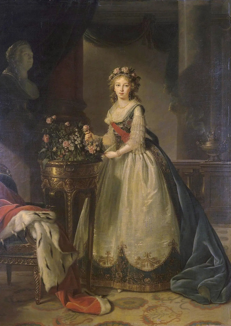 Portrét velkokněžny Elizaveta Alexeyevna - Élisabeth Vigée Le Brun