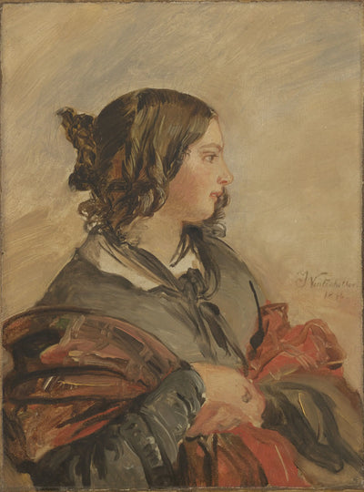 Portrait de la jeune reine Victoria - Franz Xaver Winterhalter - Alpha Reproduction