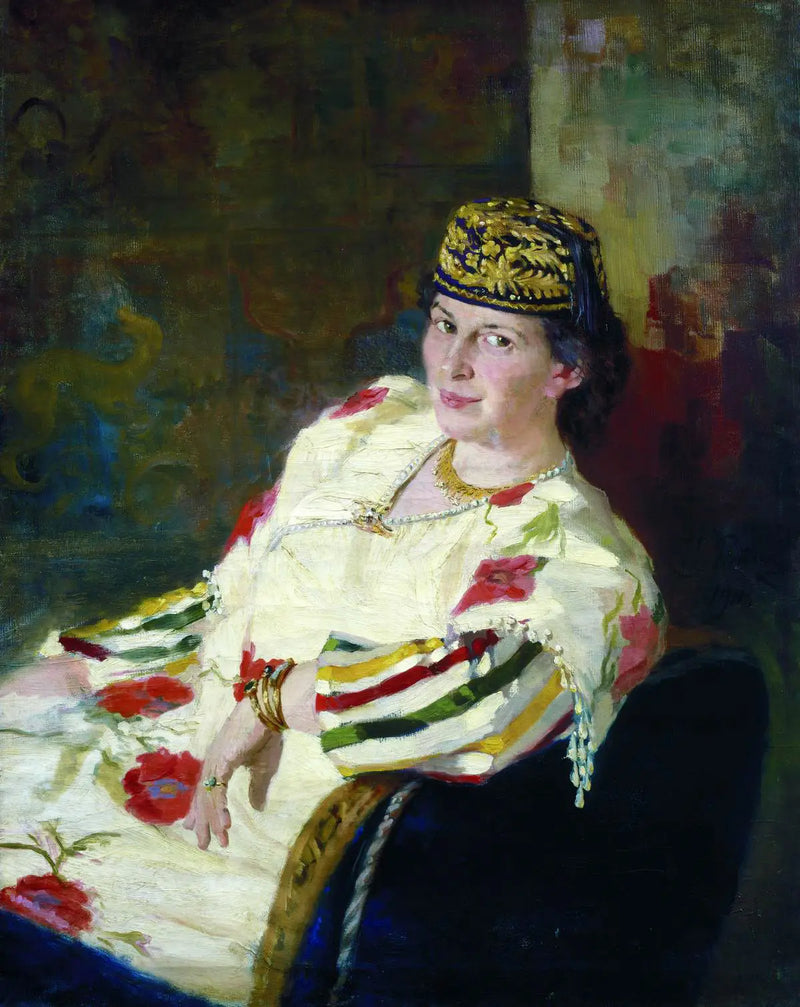 Portrét majitelky a hraběnky Mara Konstantinovna Oliv - Ilya Repin
