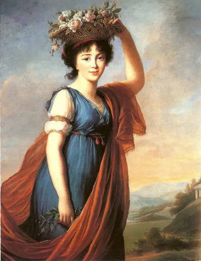 Portrait de la princesse Eudocia Ivanovna Galitzine née Izmailov en Flore - Élisabeth Vigée Le Brun - Alpha