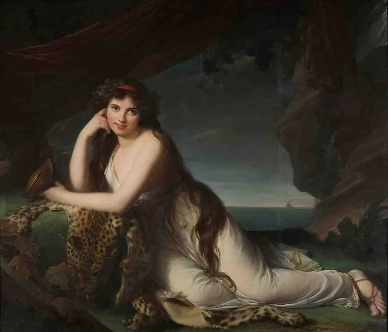 Portrét lady Hamilton (1761-1815) - Élisabeth Vigée Le Brun