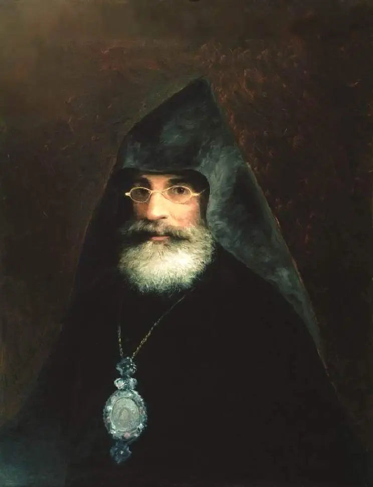 Portrét arcibiskupa Gabriela Aivazyana (bratr I. Aivazovského) - Ivan Aïvazovski