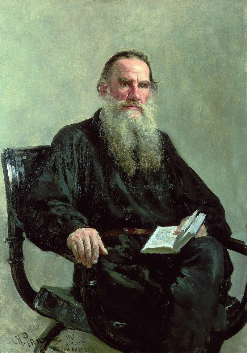 Portrét Lva Tolstého - Ilya Repin