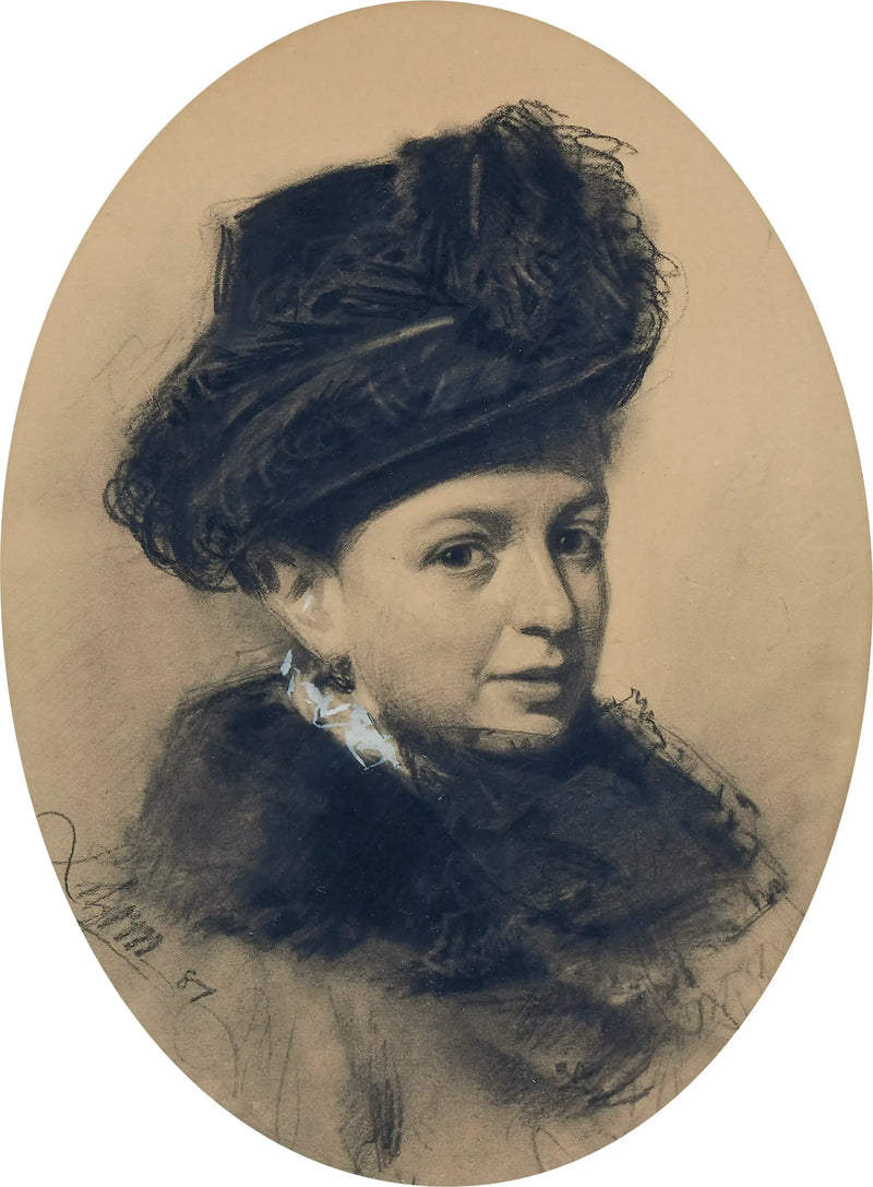 Portrét Lisen Samson - Anders Zorn