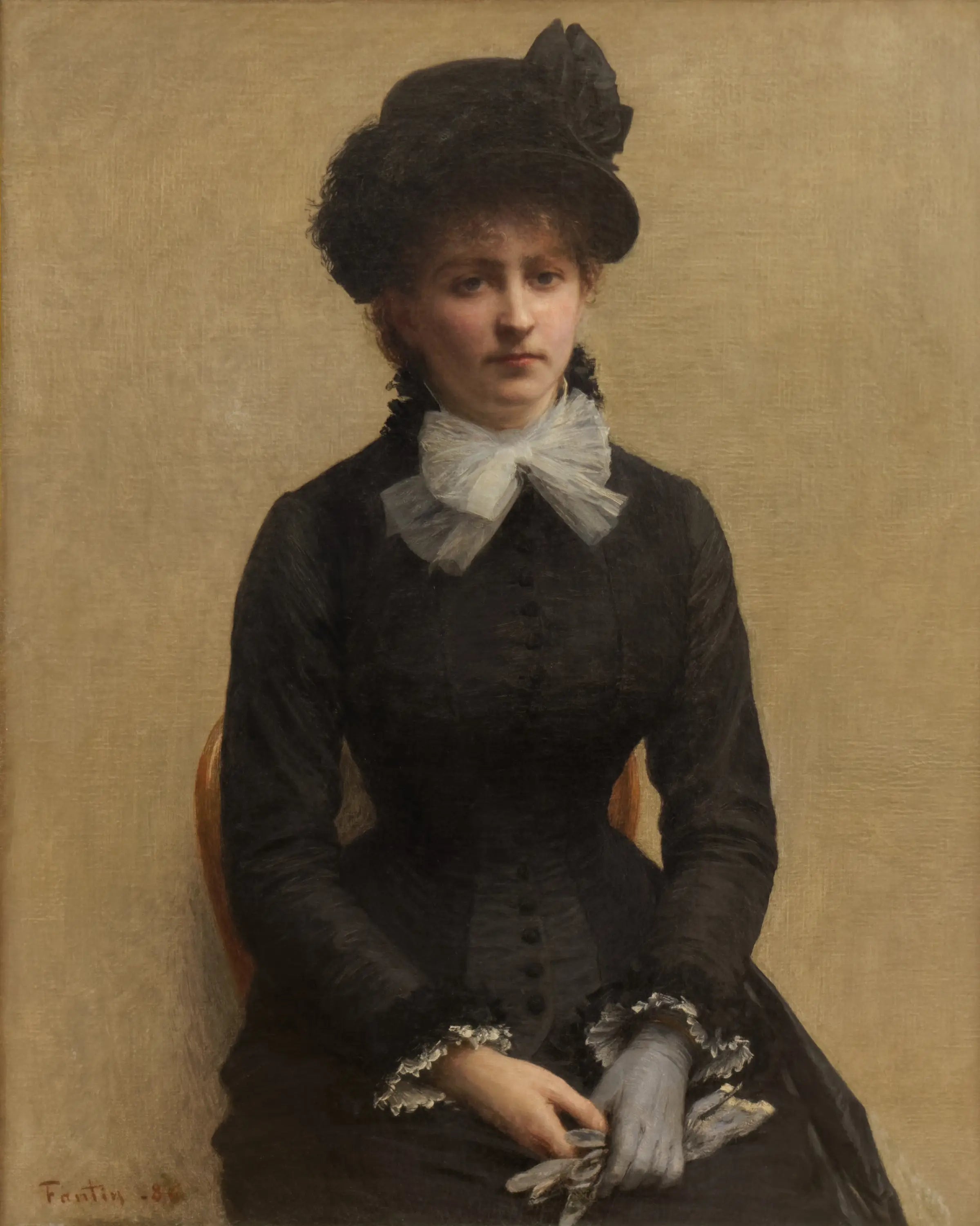Portrait de Louise Riesener - Henri Fantin-Latour - Alpha Reproduction