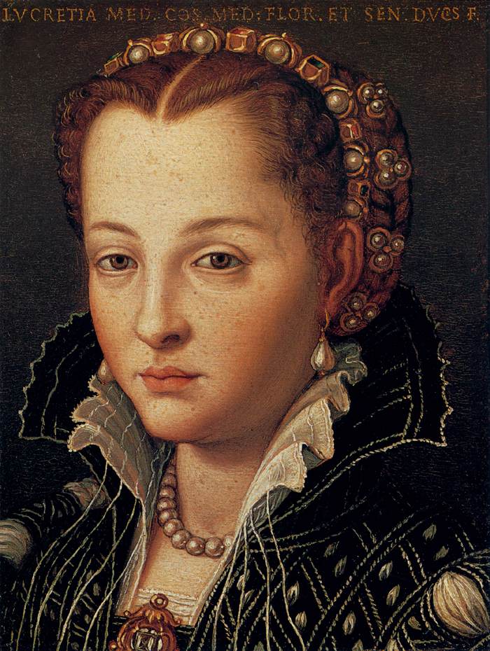 Portrét Lucrezie di Cosimo - Bronzino