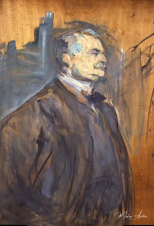 Portrait de M. Manzi - Toulouse Lautrec - Reproductions de tableaux et peintures haut de gamme