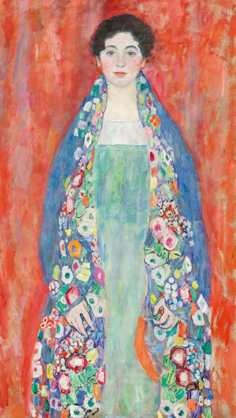 Portrét slečny Lieserové - Gustav Klimt