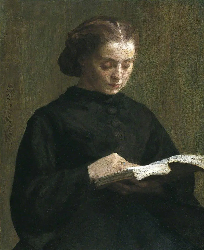 Portrét slečny Marie Fantin-Latour - Henri Fantin-Latour