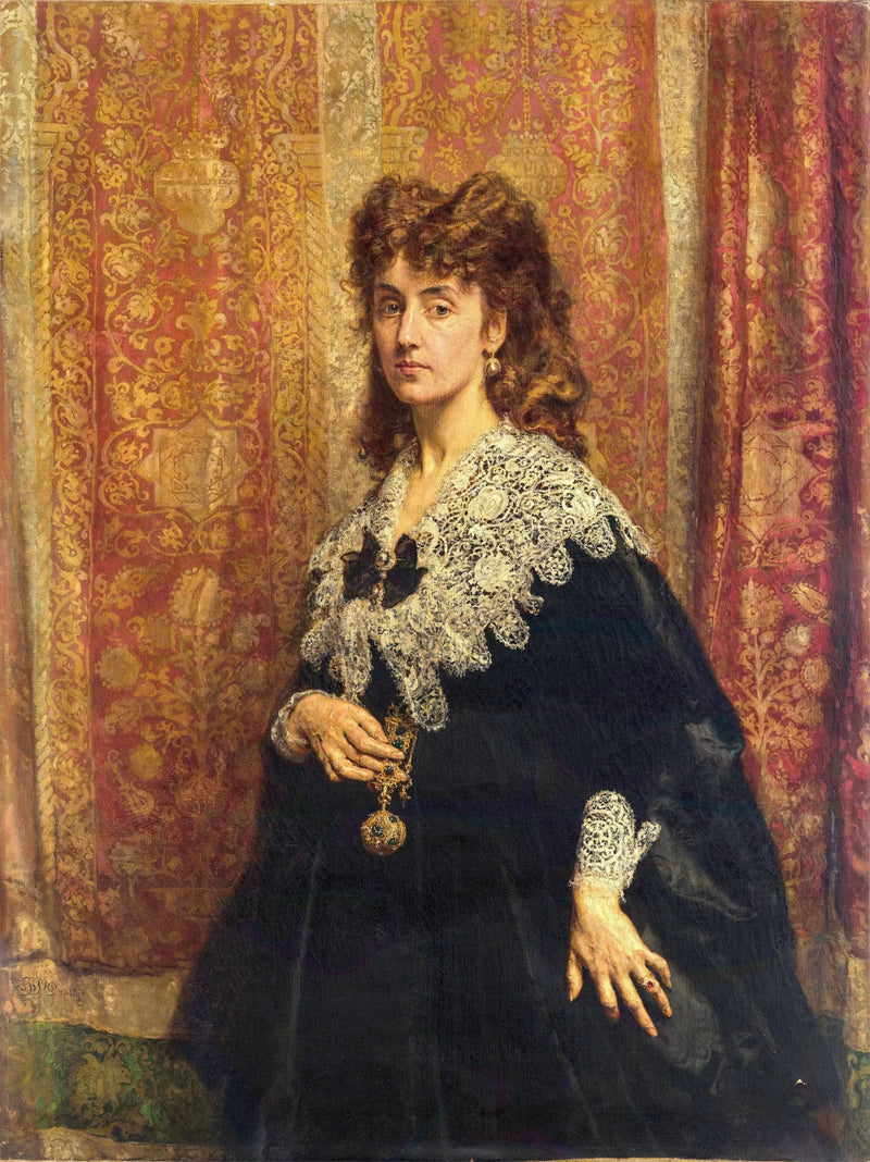 Portrét Marie Pusłowské (1845-1926) - Jan Matejko