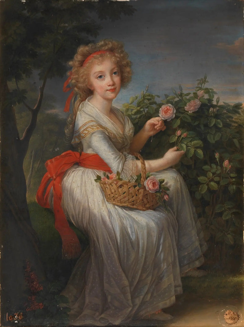 Portrét Marie-Christine z Neapole a Sicílie - Élisabeth Vigée Le Brun