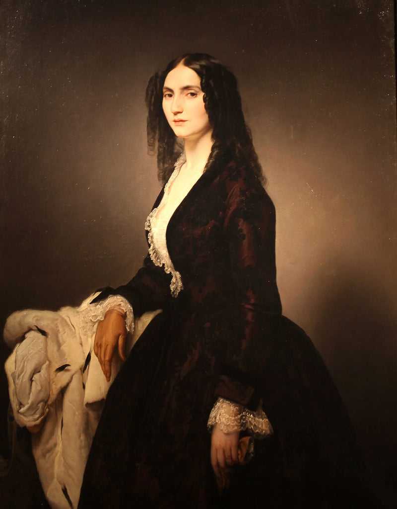 Portrét Matilde Juva Branca - Francesco Hayez
