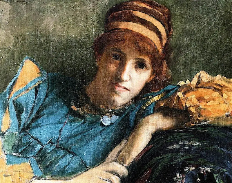 Portrét slečny Laury Theresa Epps (Lady Alma Tadema) - Lawrence Alma-Tadema